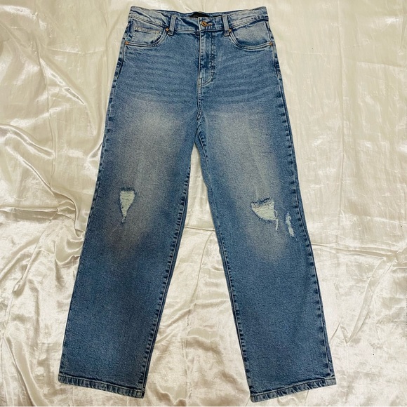 Kendall + Kylie Womens Light Blue Washed The High Rise Skater Jeans Size 9/29 - Picture 1 of 8